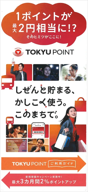 TOKYU POINTご案内リーフレット
