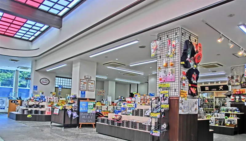 下田ロープウェイの建物内