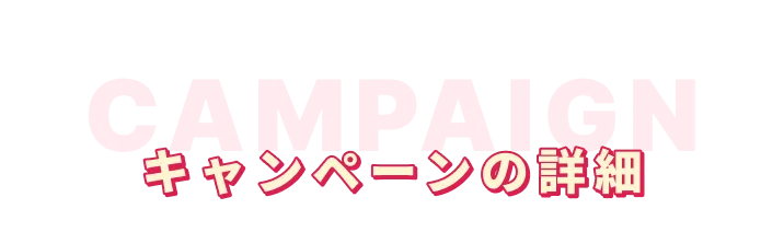 キャンペーンの詳細
